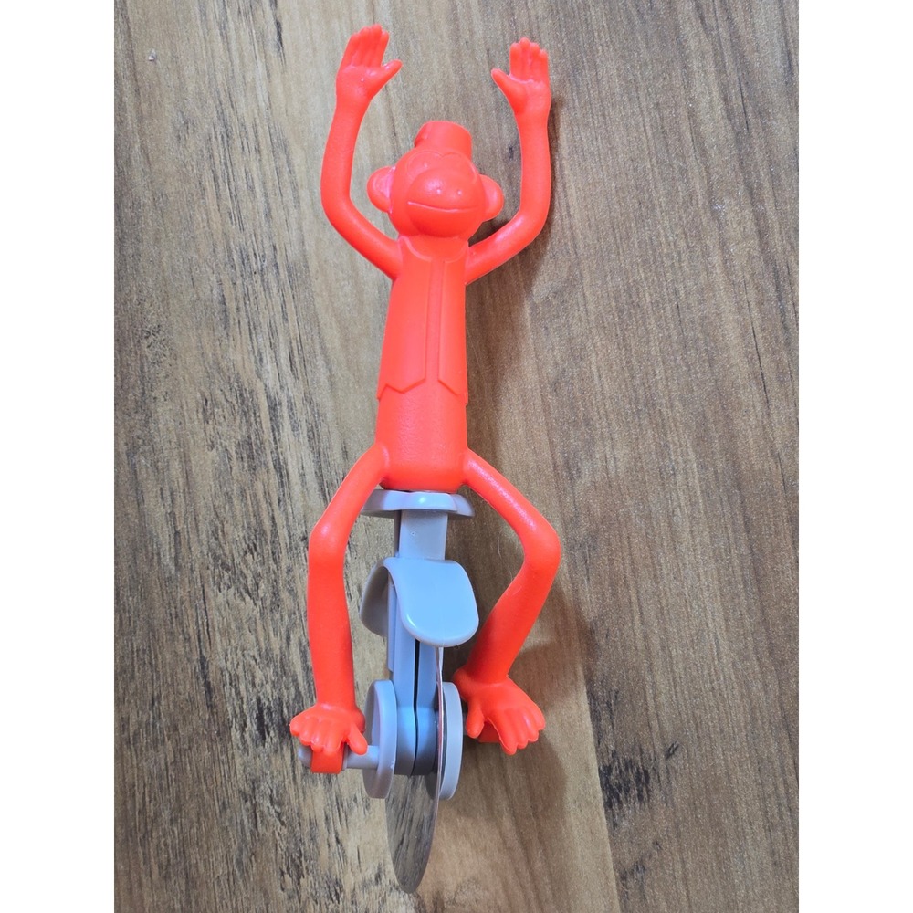 Fred & Friends PIZZA PEDDLER Monkey‎ Unicycle Pizza Wheel